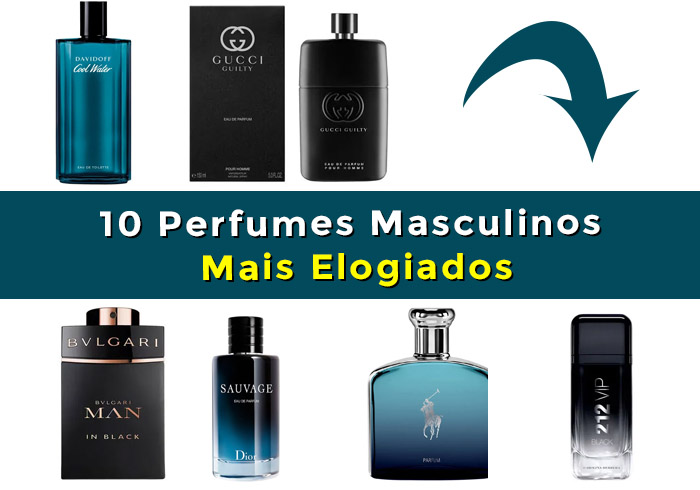 10 Perfumes Masculinos Mais Elogiados