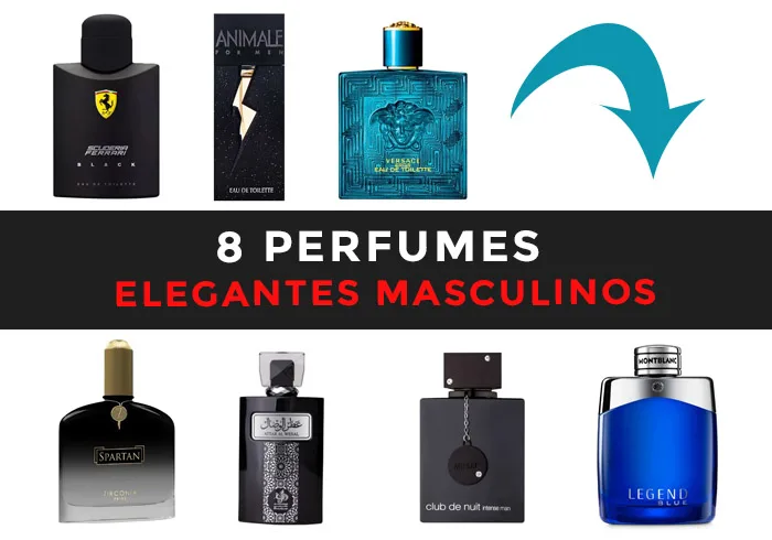 8 Perfumes Elegantes Masculinos