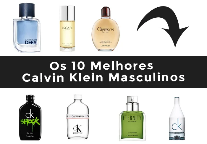 Os 10 Melhores Calvin Klein Masculinos